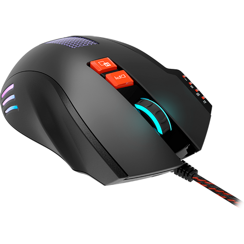 CANYON Wired Gaming Mouse with 8 programmable buttons, sunplus optical 6651 sensor, 4 levels of DPI default and can be up to 6400, 10 million times key life, 1.65m Braided USB cable slika 3