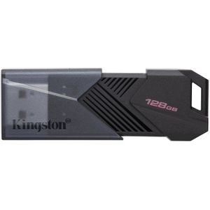 Kingston DTXON/128GB 128GB USB Flash Drive with Sleek Moving Cap, USB 3.2 Gen.1, DataTraveler Exodia Onyx