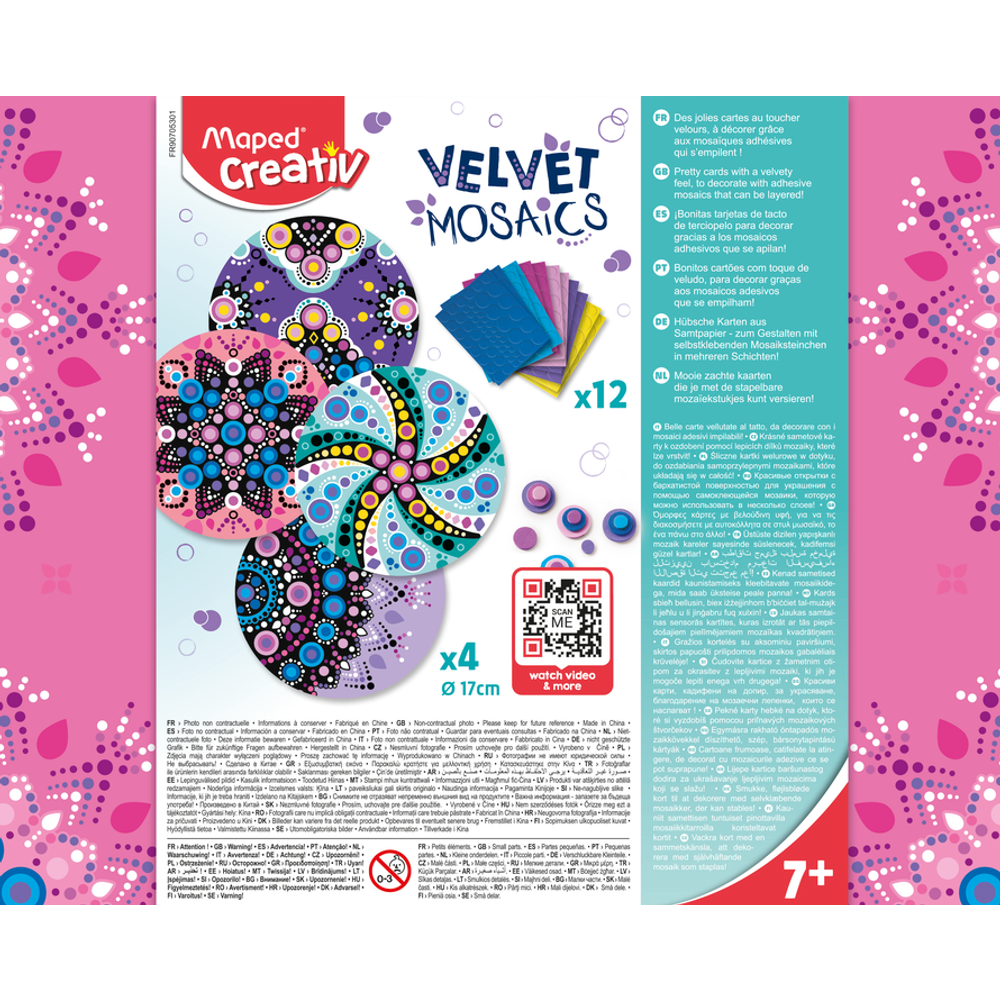Maped Creativ Kreativni set Mozaik mandala pastel  slika 4