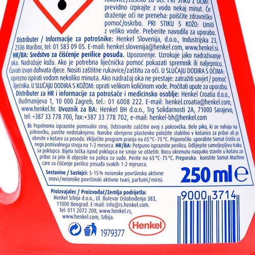 Somat sredstvo za čiščenje perilice 250ml slika 2