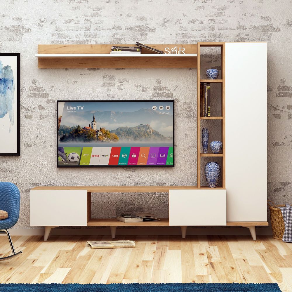 Rambuty Oak Bijela TV Jedinica slika 1