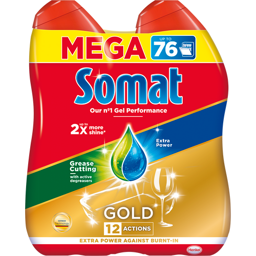 Somat Gold Gel Antigrease XXL 2x684ml, 76wl slika 1