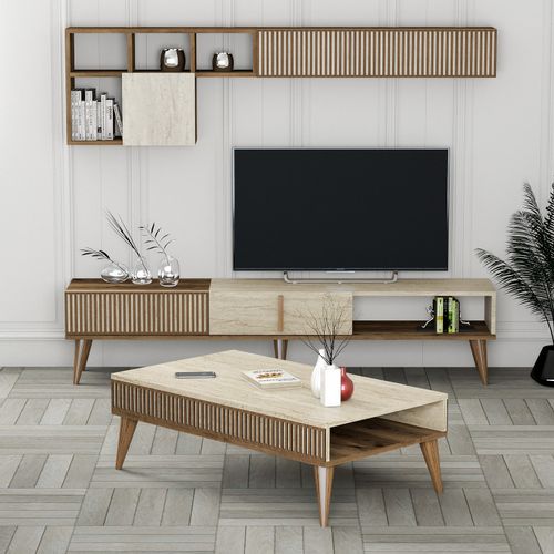 Milan - Walnut, Travertine Walnut
Travertine Living Room Furniture Set slika 1