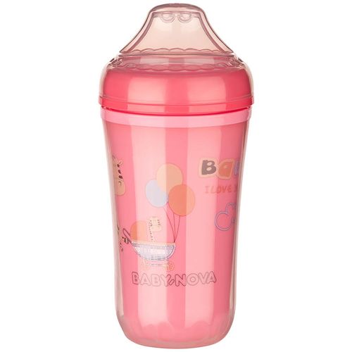 BABY NOVA Termo čaša 6m+ 250ml, Roza slika 2