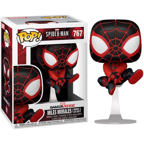 POP figure Marvel Spiderman Miles Morales Bodega Cat Suit slika 1