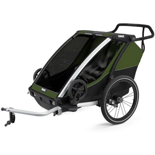 Thule Chariot Cab 2 dečija kolica/prikolica za bicikl - CypresGreen slika 2