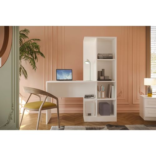 Lavinia 108 - White White Study Desk slika 1