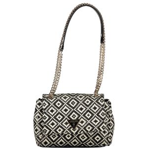 GUESS JEANS BLACK WOMEN'S BAG