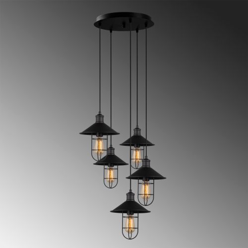 Ayazma - MR-304 Black Chandelier slika 4