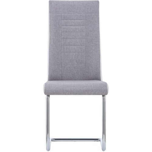 Konzolne blagovaonske stolice od tkanine 6 kom svjetlosive slika 21