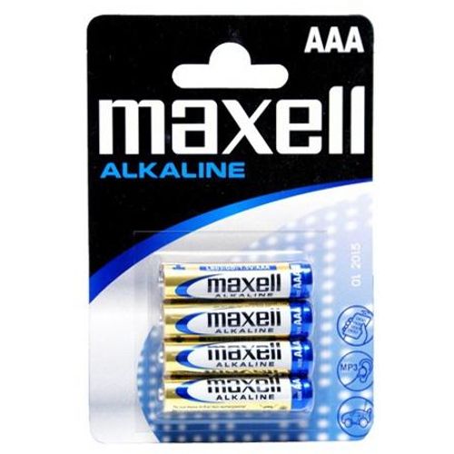 Maxell alkalne baterije LR-3/AAA, 4 komada slika 1