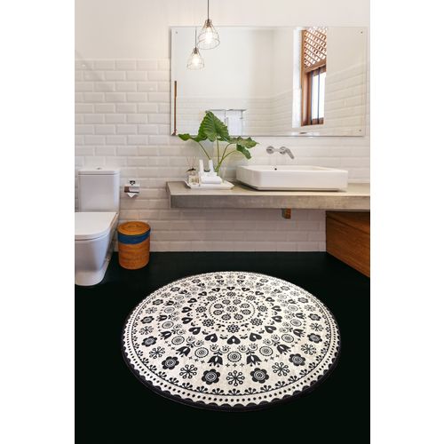 Venice - Black (100) Multicolor Bathmat slika 1