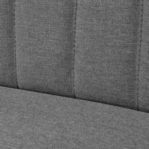 Kauč Tkanina 117x55,5x77 cm Svijetlo sivi slika 19