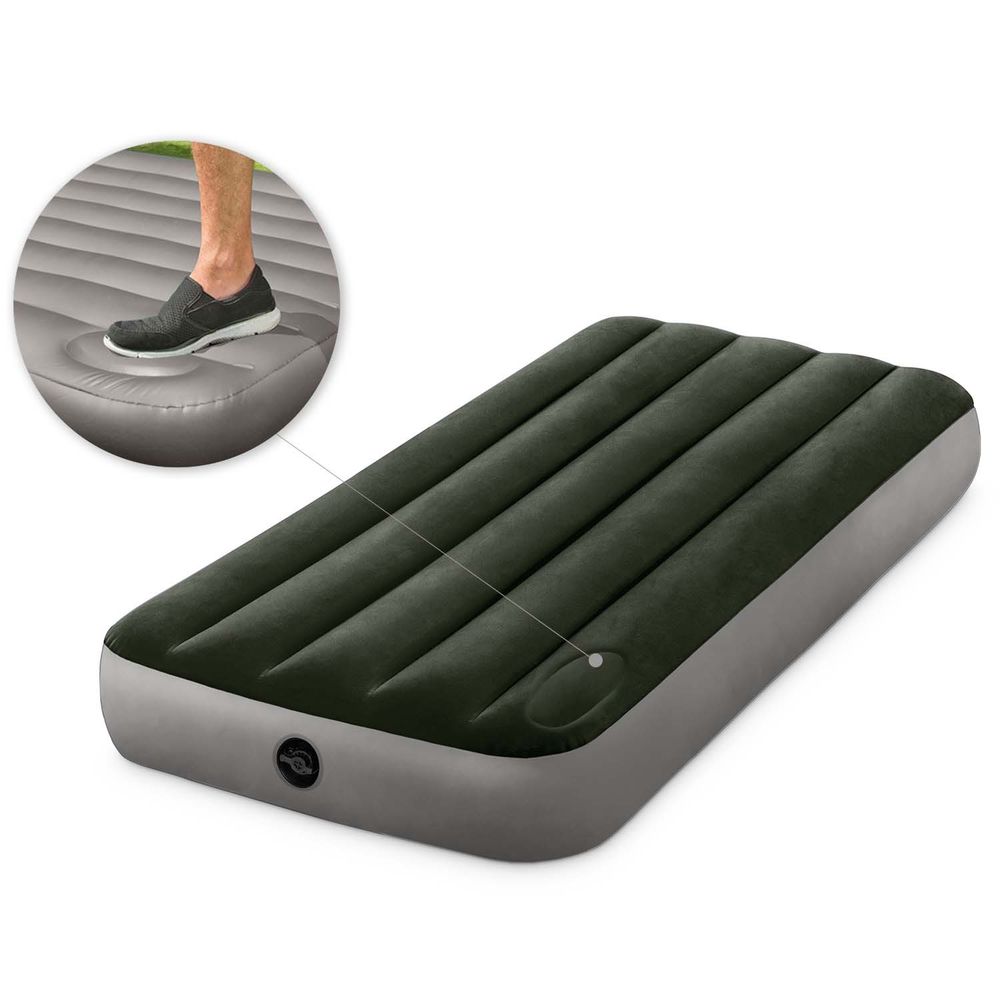 Madrac na napuhavanje 191x79x25 cm s ugrađenom pumpom za noge intex 64760 slika 3