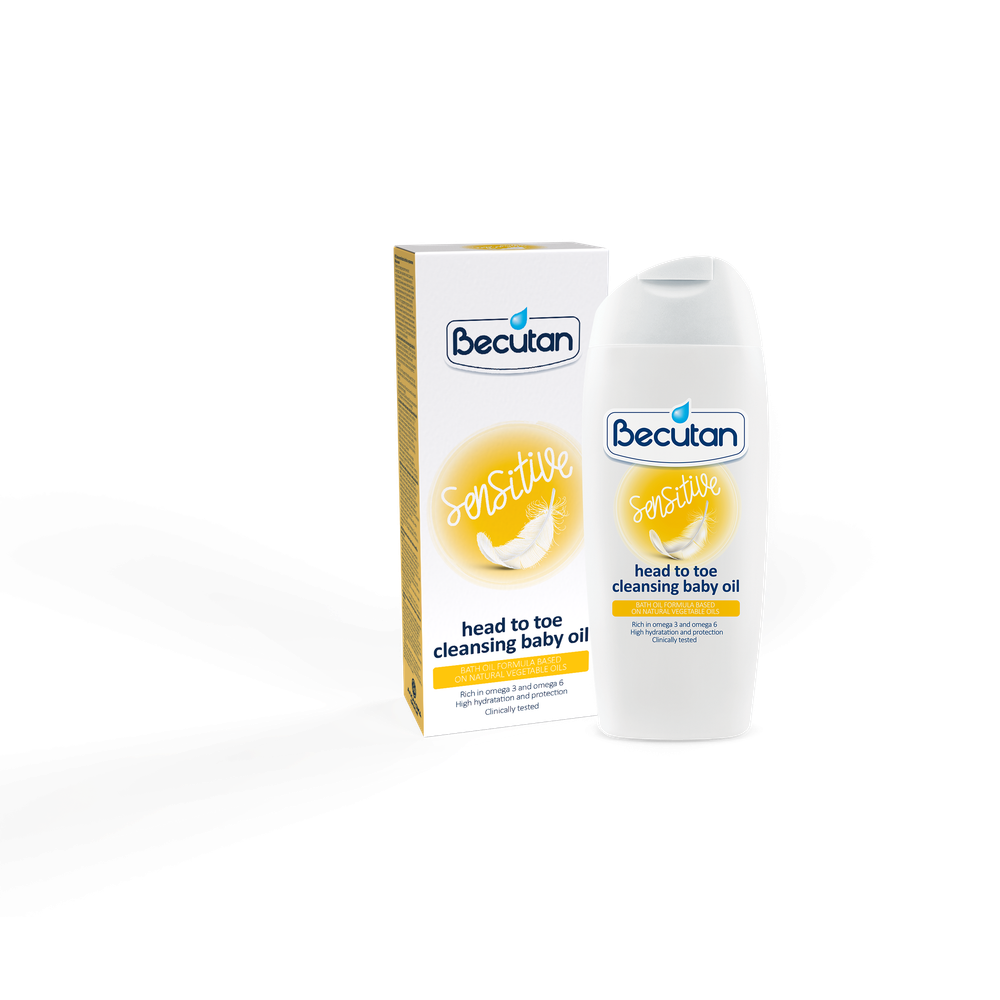 Becutan sensitive uljna kupka 200ml slika 1