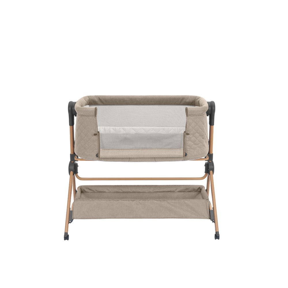 Kikka Boo Kolijevka + Hranilica Sleat Me 2u1, Beige slika 7