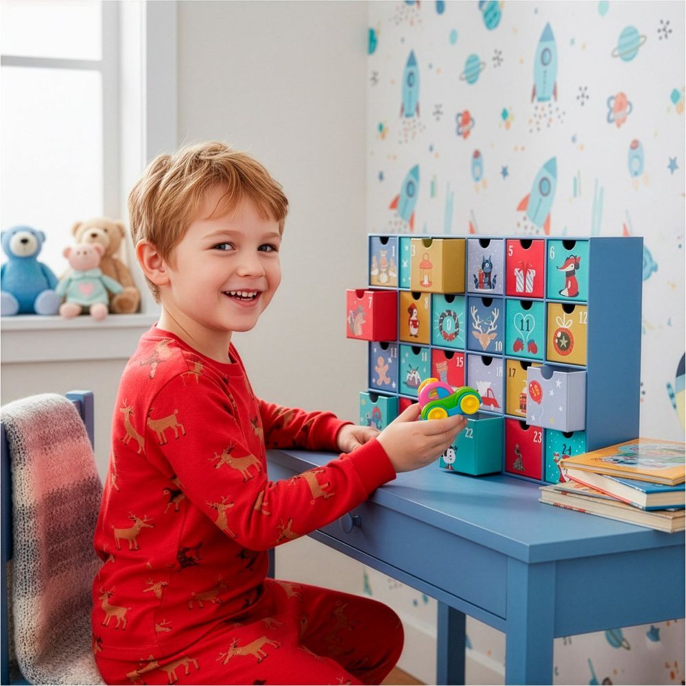 Ca1507 adventski kalendar 39 x 7 x 25 cm slika 4