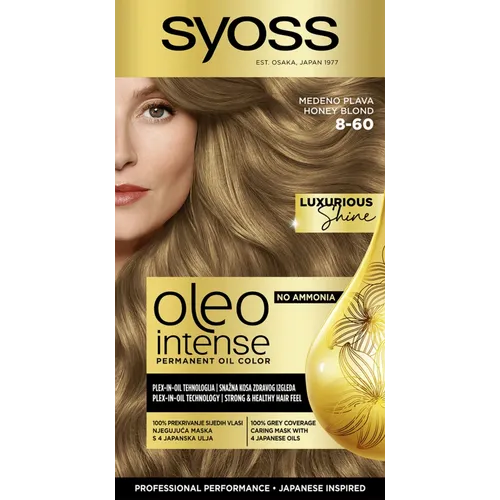 Syoss Oleo Intense Farba za kosu 8-60 Honey Blond  slika 1