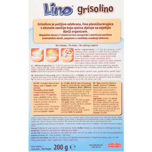 Lino grisolino kutija 200 g slika 2