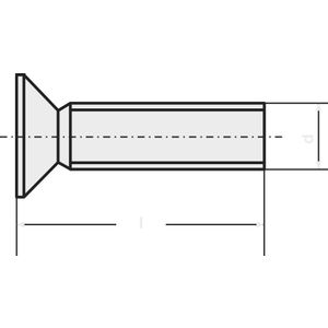 TOOLCRAFT M3*20 D965-4.8-A2K 194637 upušteni vijci M3 20 mm križni philips DIN 965 čelik pocinčani 100 St.