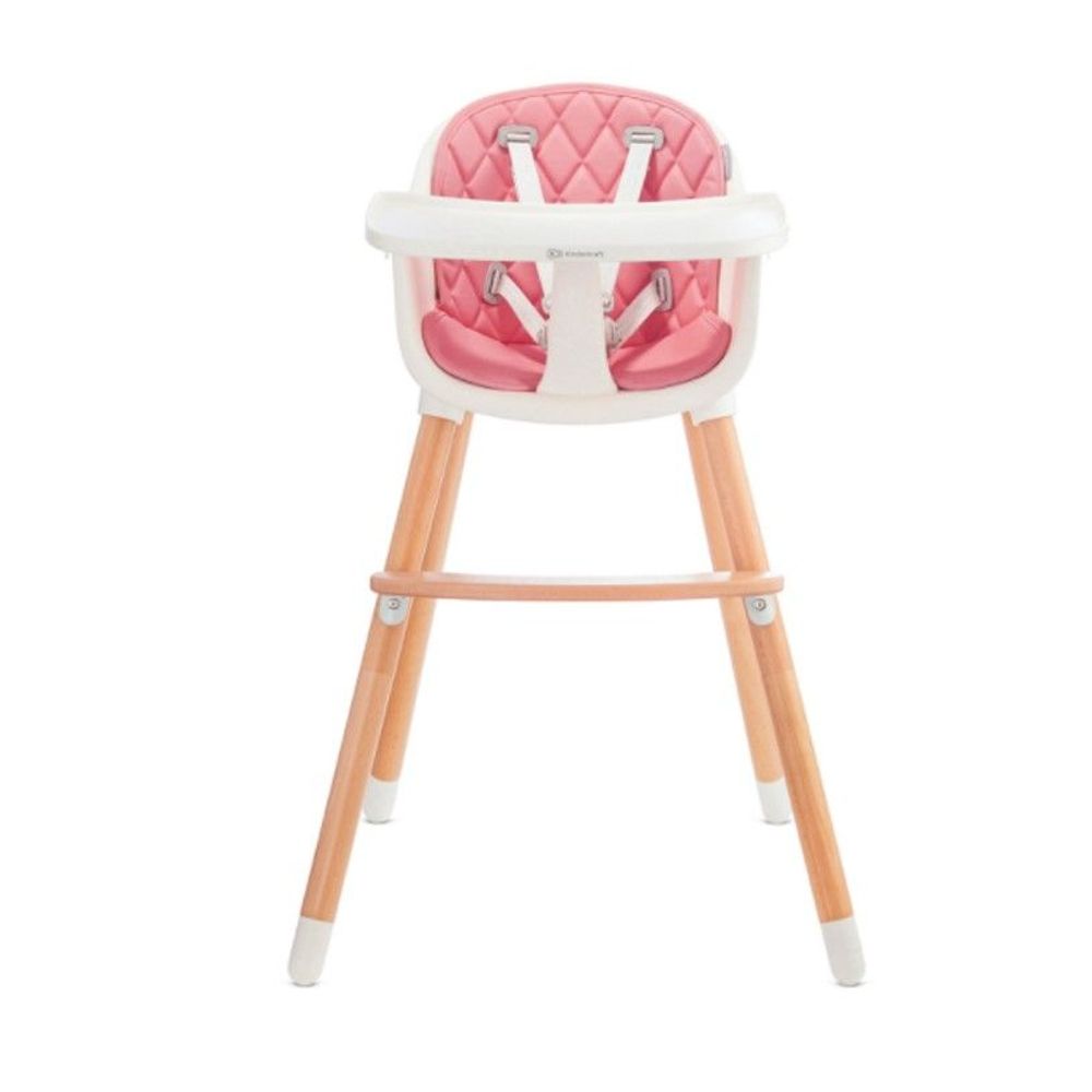 Kinderkraft Stolica za hranjenje SIENNA 2U1 Pink slika 2
