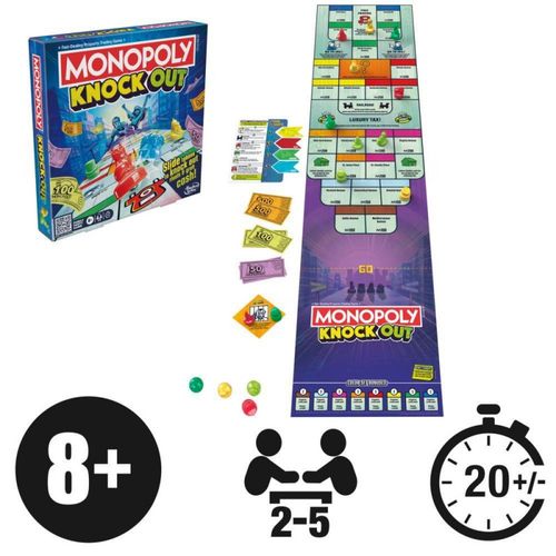 Monopoly Knockout Drustvena Igra slika 2