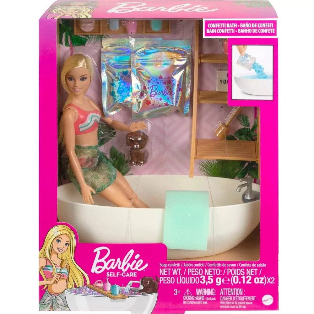 Barbie Set sa lutkom Self Care slika 6