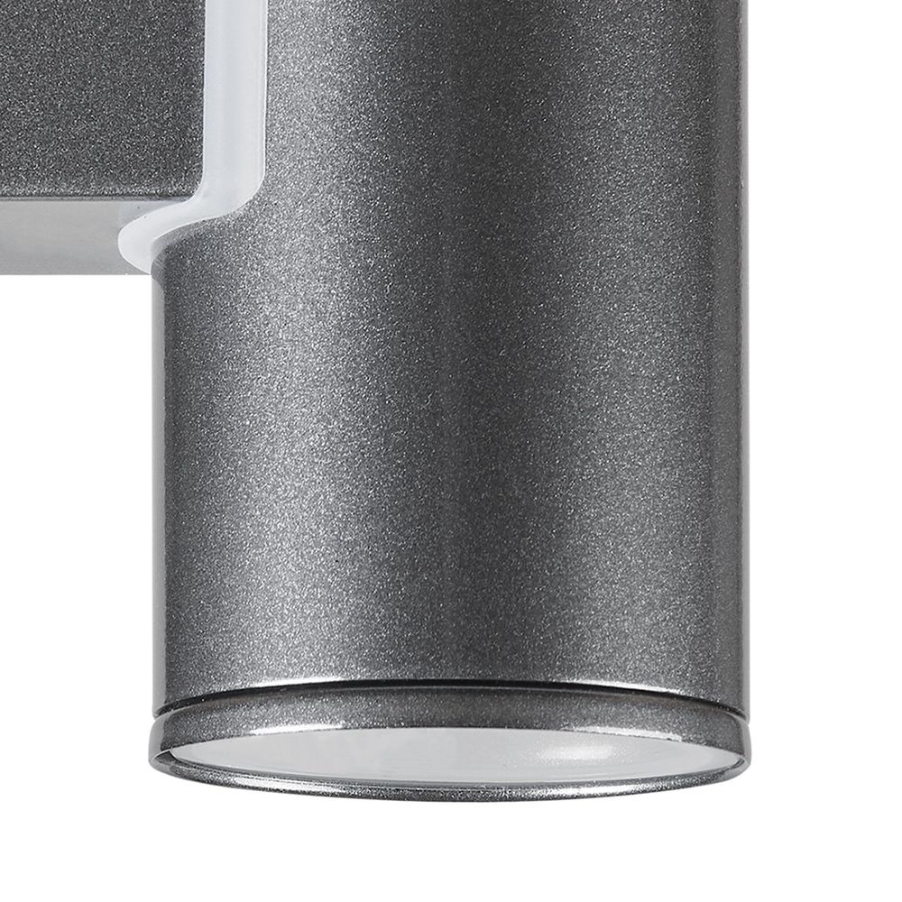 Eglo Riga Vanjska Zidna Lampa - LED GU10, 1x3W, Čelik/Antracit slika 4
