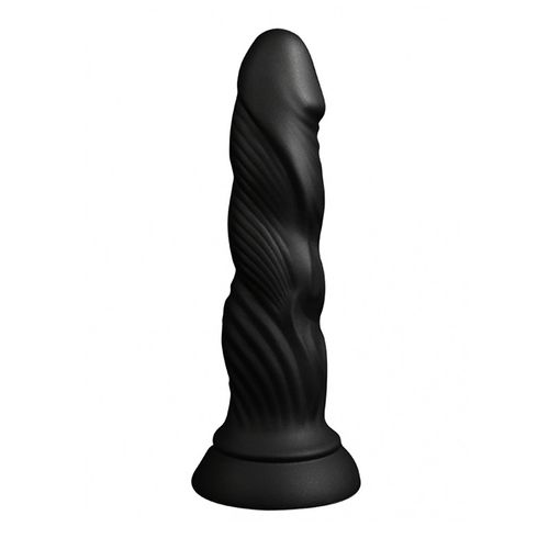 Silikonski Dildo 18cm Dildo Dick Black slika 1