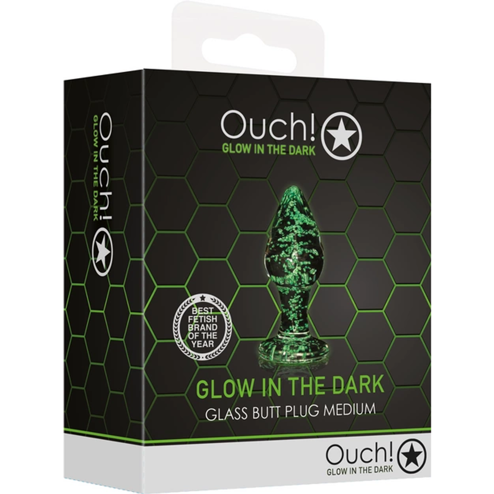 Joj! by Shots Glass analni čep - Glow in the Dark - Medium slika 2
