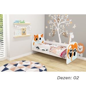 Deciji krevet ACMA VII ANIMALS 160x80 dusek 7 cm2