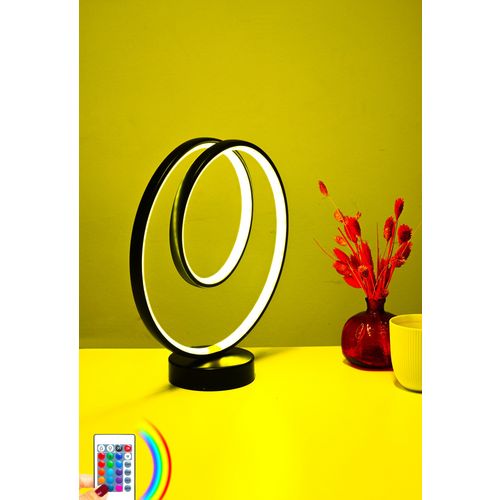Opviq Stolna svjetiljka, Cezanne Black - Multicolor Light slika 4