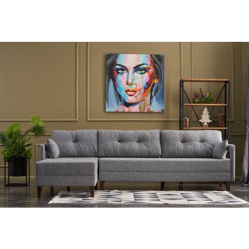 Atelier Del Sofa Kutna garnitura, Sivo, Comfort Left - Grey slika 1