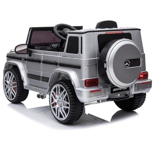 Licencirani Mercedes G63 AMG srebrni lakirani - auto na akumulator slika 5