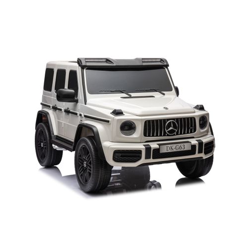 Licencirani auto na akumulator Mercedes Benz G63 AMG XXL 4x4 - dvosjed - bijeli slika 5