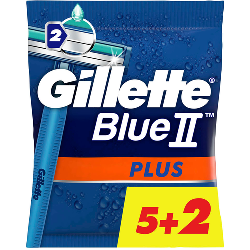 Gillette jednokratni brijači Blue 2 Plus 5+2 kom slika 1