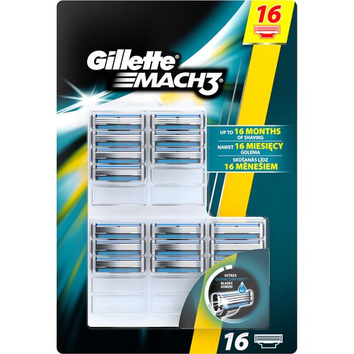 Gillette Mach3 zamjenska britvica XXL pakiranje / 16 kom slika 1