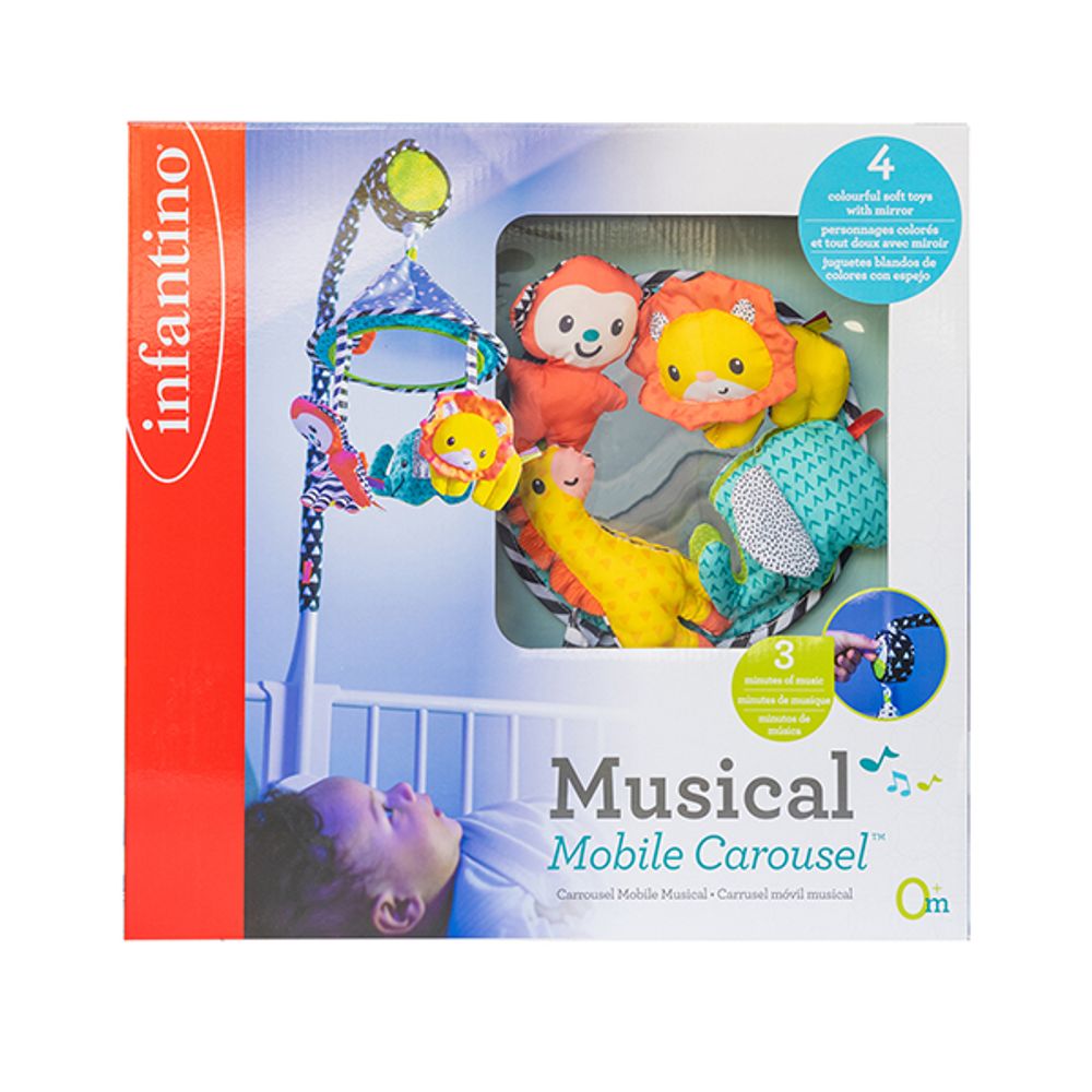 Infantino 216369 Muzički vrtuljak za krevetac slika 5