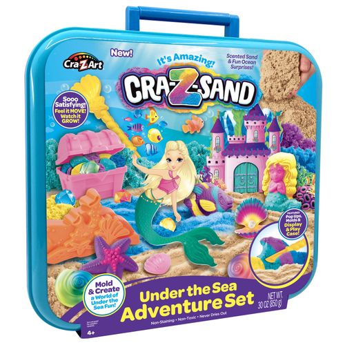 CRAZART set kinetički pijesak Ispod mora Cra-Z-Sand  850 g 19659 slika 1