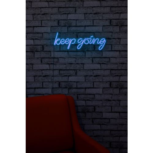 Wallity Ukrasna plastična LED rasvjeta, Keep Going - Blue slika 12