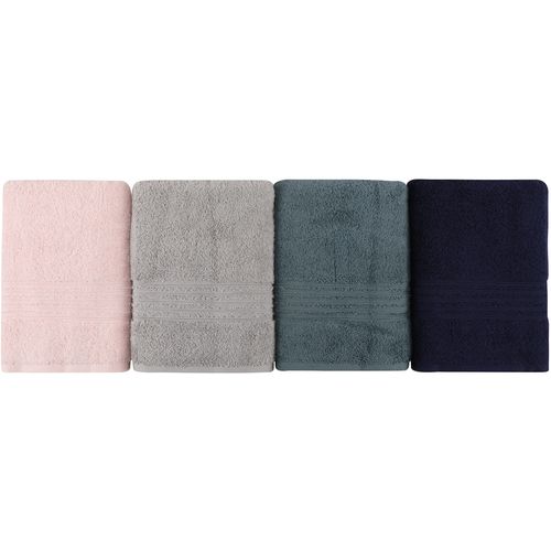 Colourful Cotton Set ručnika CHLOE, 50*90 cm, 4 komada, Asorti - Grey, Blue slika 8