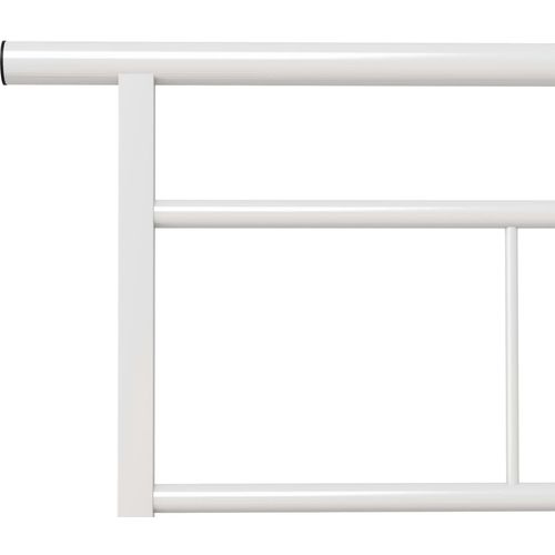 Okvir za krevet bijeli metalni 90 x 200 cm slika 15