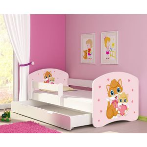 ACMA Dječiji krevet Acma II sa ladicom White - 140x70cm - Dezen 33