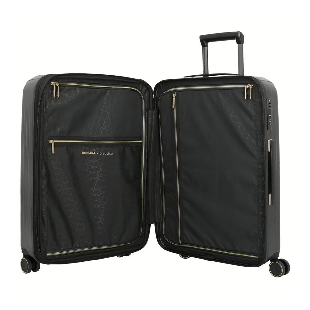 Travelite Kofer 65 cm ABS Barbara Novelty, 7000048-01, crni slika 2