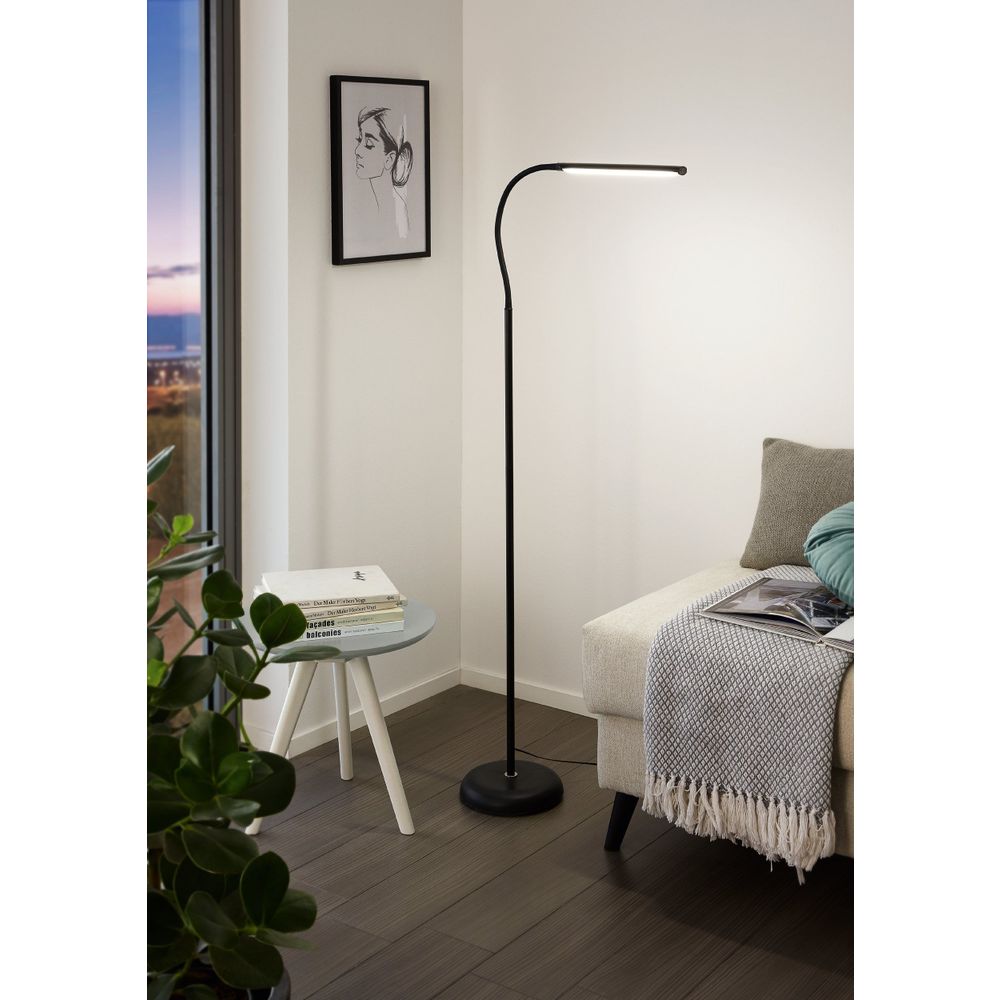 Eglo Laroa stojeća/1, led, 4,5w, 550lm, na dodir, v-1300, crna  slika 6