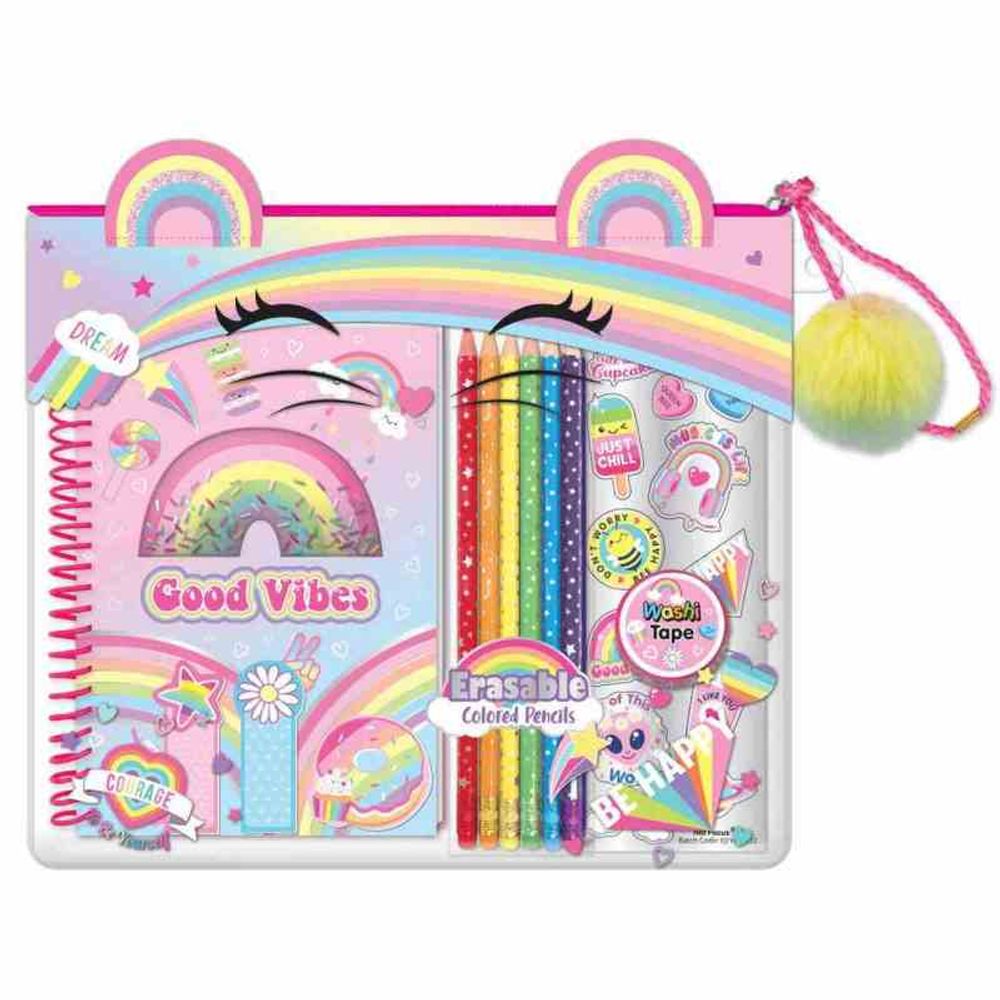HOT FOCUS Rainbow Kreativni dnevnik bojanka slika 1