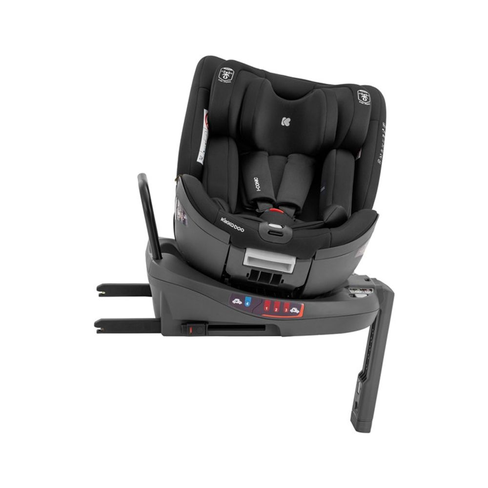 Kikka Boo Rotirajuća auto-sjedalica i-Conic i-Size 0-36kg (40-150cm) Black Isofix slika 8