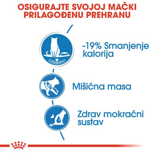 ROYAL CANIN FCN Ultra Light Weight Jelly, potpuna hrana za odrasle mačke, osigurava kontrolu tjelesne težine (u želeu), 12x85 g slika 4