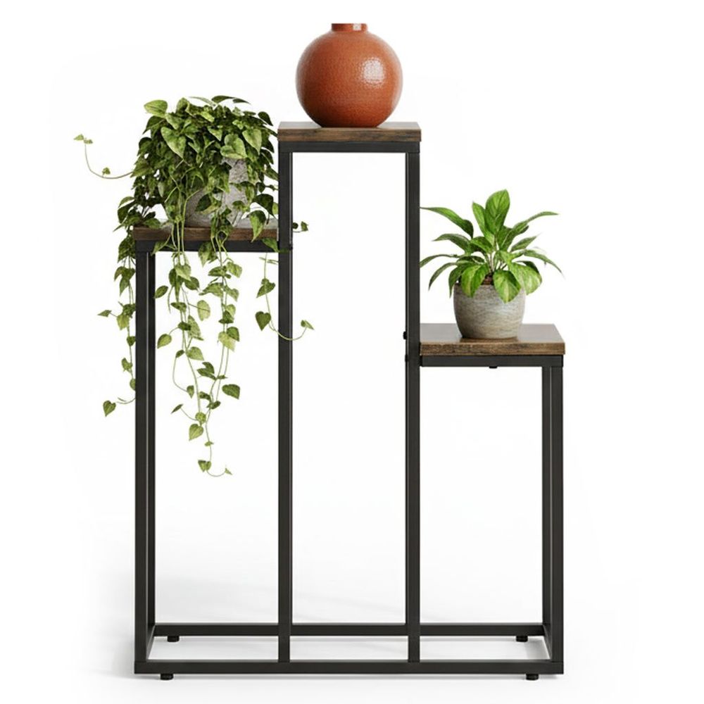 ModernHome loft stalak za cvijeće za dekoraciju, s 3 police slika 6