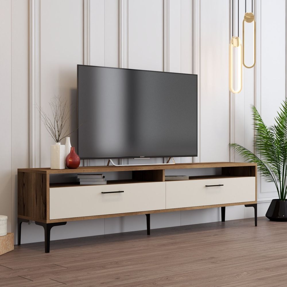 Istanbul 2 - TV Unit u orahu s kremom slika 3